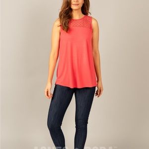 Eyelet Essential Tank Coral